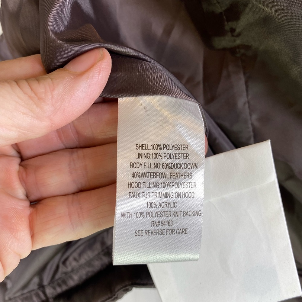 Calvin Klein Brown Down Puffer Jacket - image 7